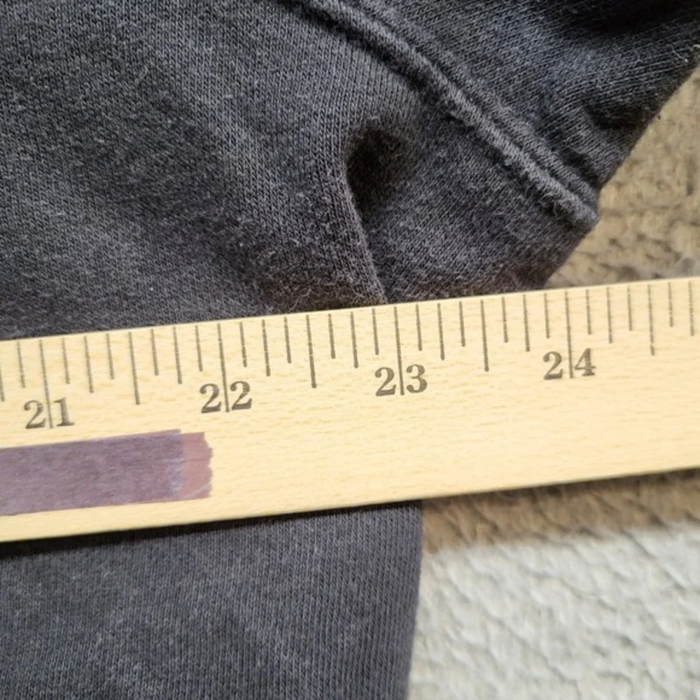 The North Face Men‎ Sweatshirt Large Black Logo Hoodie Fleece Pullover